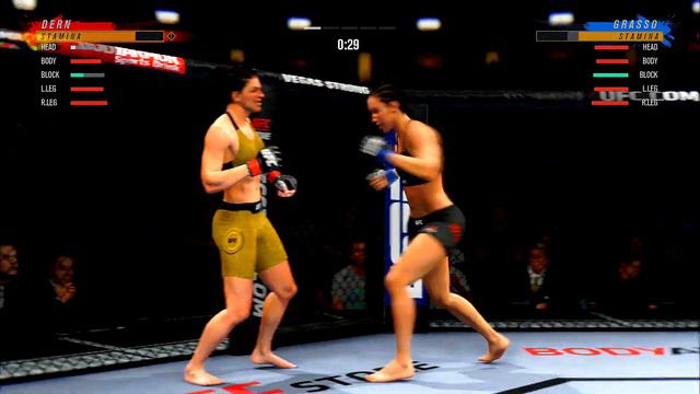 EA Sports UFC 4 Gameplay Alexa Grasso vs Mackenzie Dern