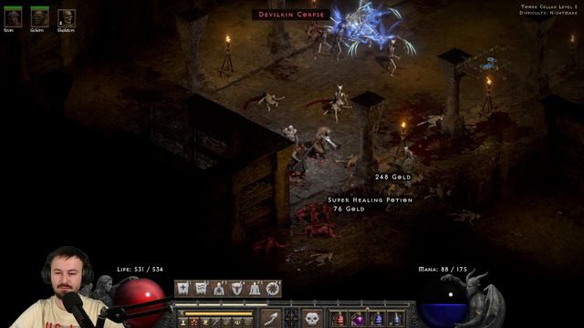 Diablo II: Resurrected | Некроман - смертник | SSF | Hardcore №3 смотреть онлайн