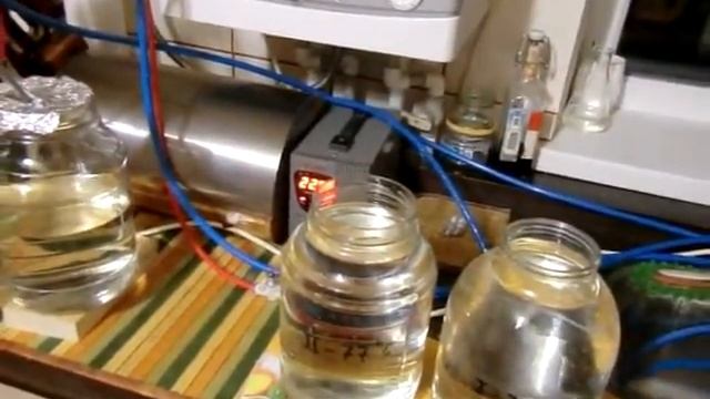 ? ? Самодельный кожухотрубный холодильник и дефлегматор , укрепление браги, перегоняем сырец.. смотреть онлайн