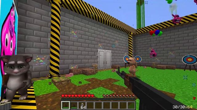 НУБ И ПРО КРУТЯТ КОЛЕСО GARTEN OF BANBAN 3 в МАЙНКРАФТ АНИМАЦИЯ смотреть онлайн