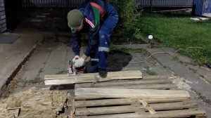 Столбчатый фундамент для Бани| Опалубка из OSB| Первые заморозки|