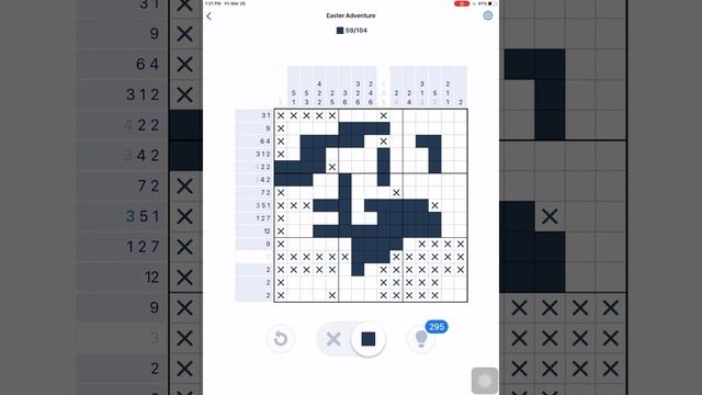 Nonogram Easter Adventure 2021 Postcard 2 Puzzle 50 смотреть онлайн