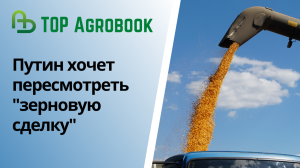 Путин хочет пересмотреть «зерновую сделку». TOP Agrobook: обзор аграрных новостей