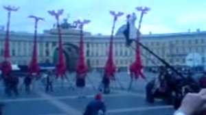День города в Спб.Шоу на Дворцовой-Репетиция