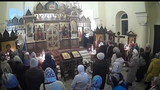 03.12.22 Введения во храм Пресвятой Богородицы. Всенощное бдение смотреть онлайн