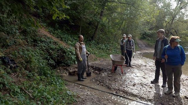 Чистка родника в Никитском