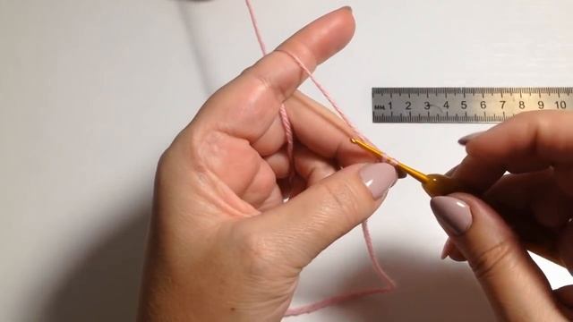 Вязание шнурка "двойная цепочка" крючком смотреть онлайн