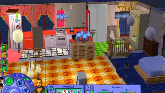 Sims2 У Лизы появился долгожданный малыш . Часть 11 смотреть онлайн