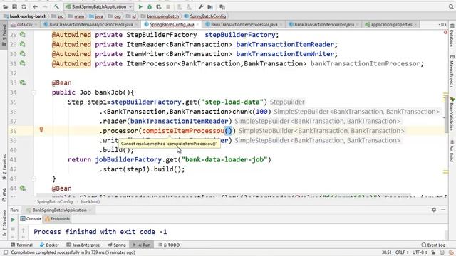 Part 3 Batch Processing avec Spring Batch смотреть онлайн