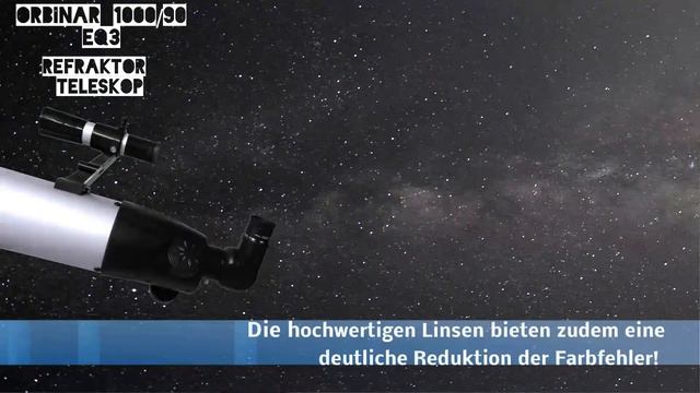Orbinar 1000/90 EQ3S Refraktor Teleskop смотреть онлайн