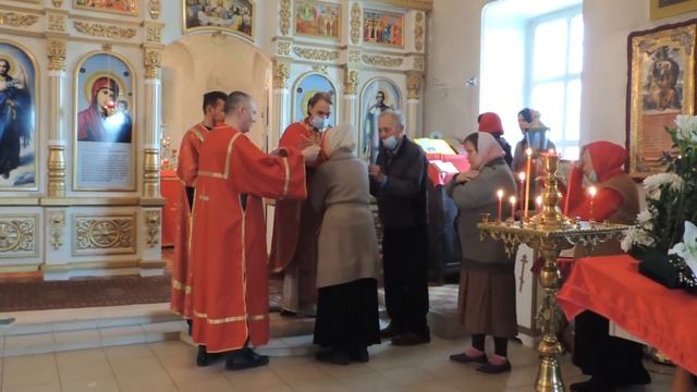 2021г. Литургия. Понедельник Светлой Седмицы. ч.9. Мариинский Посад смотреть онлайн