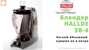 Блендер HALLDE SB-4_Суп из Брокколи