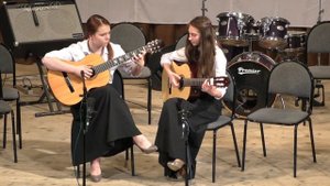 Мир Гитары 2017 год. Романс Гомеса для двух гитар.