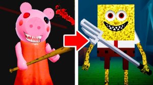 Roblox PIGGY, но это Губка Боб... OMG