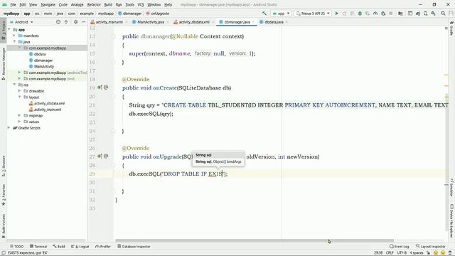 Android studio connection with SQLite Database | SQLite Example in Android Studio смотреть онлайн