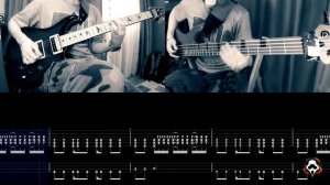 Linkin Park - Lying From You | GUITAR & BASS ONLY + TABS on screen | HOW TO PLAY