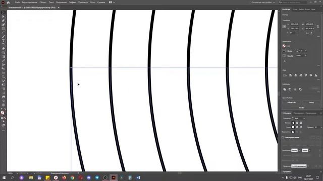 Как сделать красивую векторную спираль. Adobe Illustrator смотреть онлайн