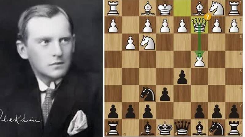 Александр Алехин Громит дебют Рети в 19 ходов! Шахматы.