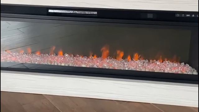 Индивидуальный портал - LINE 60 цвет белая древесина под электроочаг Vision 60 LED смотреть онлайн