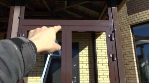 Алюминиевое остекление веранды и крыльца. Глухие секции. Часть 1.