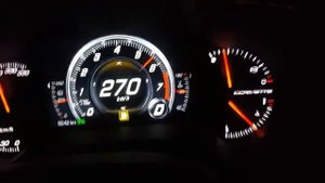 Corvette C7 Stingray autobahn automatic top speed 305 kmh german autobahn
