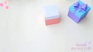 DIY Gift Box / How to make Gift Box ? Easy Paper Crafts Idea