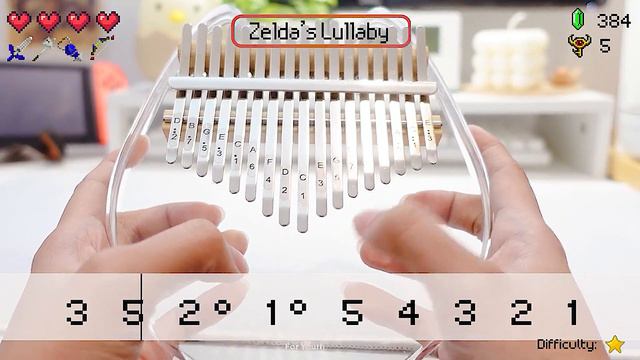 50 Easy Beginner Kalimba Songs Tutorial смотреть онлайн