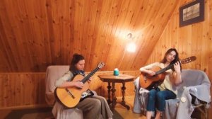 Музыка из к/ф "Беглецы" В. Косма (гитарный дуэт)