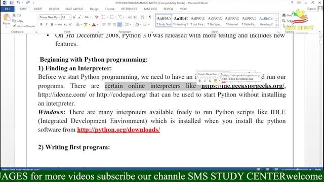 PYTHON PROGRAMMING LANGUAGE INTRODUCTION#python #pythonprogramming #pythontutorial