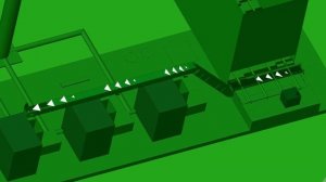 Топливный склад (живое дно) и скребковый транспортёр для котельной