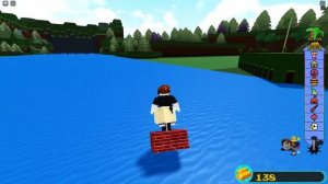 Баг на полет в игре построй корабль и найди сокровище ROBLOX