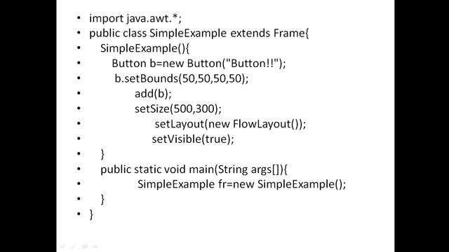 AWT Event Handling in Java Demo using Button and Textbox in TAMIL смотреть онлайн