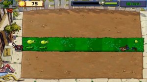 Plants VS  Zombies   Level 1-1