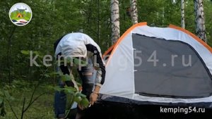 Как установить палатку LY - 8637 (1637) (3 места) - инструкция по сборке