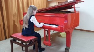 А.Лешгорн. 16 Этюд. (соч.65 номер 31) . Горбунова Елизавета. 8 лет.