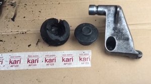 Замена опоры двигателя и прокладки теплообменника А6С4 2.5тди