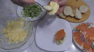 ЗАКУСКА с Красной Рыбой.  Кулинарный Клуб