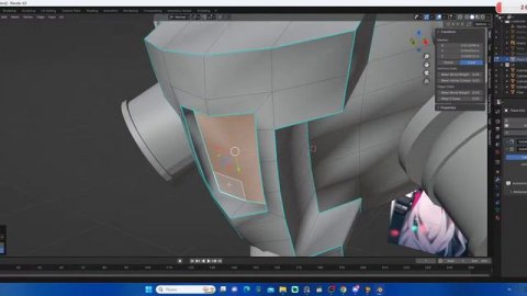 Blender#ДелаемДляКонкурса#Маска#Блокинг#01