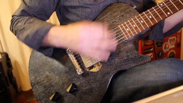 Waterslide Junior Guitar NAMM 2019 Doghair Nitro Finish w/Mojo Dual Foil Pickup смотреть онлайн