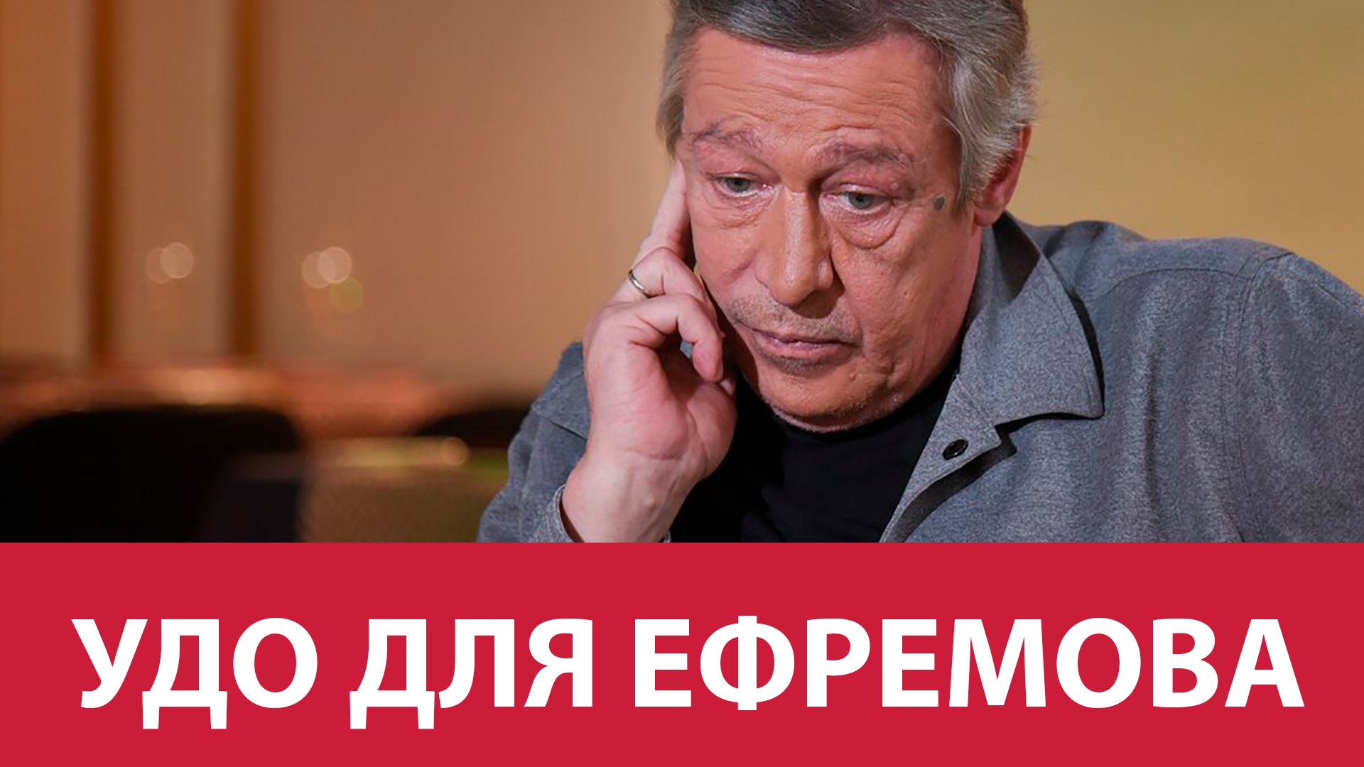 Михаил Ефремов будет просить УДО