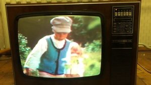 Old soviet tube tv Электрон-718