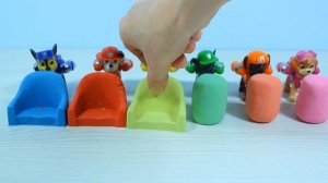 Игрушки Щенячий Патруль Кинетический песок Играем и Учим цифры и цвета на русском