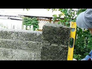 арболитовые блоки кладу на теплый шов. арболит в первый раз сам ложу