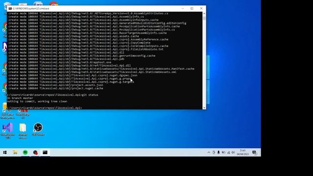 Adicionando git no Projeto asp.net core Criado смотреть онлайн