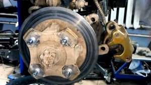 Замена тормозных колодок Stels Guepard