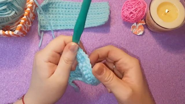 Урок 6: Столбики без накида Убавки / Вязание крючком для начинающих смотреть онлайн