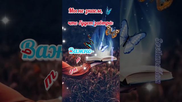 Будь счастливым сегодня! #пожелания #открытка смотреть онлайн