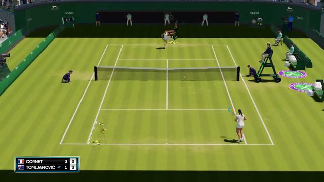 Cornet A. @ Tomljanovic A. [WTA 22] 1 set | 04/07 | AO Tennis 2 - live #aotennis222