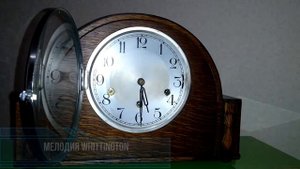 старинные настольные часы с боем Haller