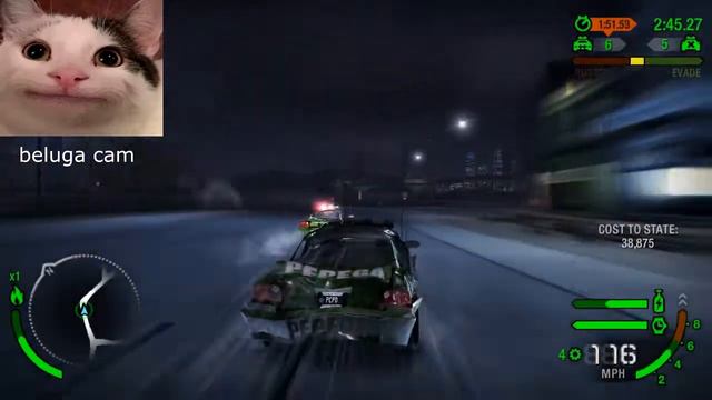 NFS Carbon Pepega mod - Pre alpha gameplay #3 (Feat.beluga) смотреть онлайн
